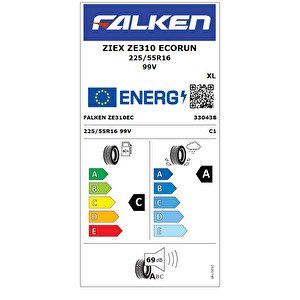 225/55 R16 Tl 99w Xl Ziex Ze310 Ecorun Oto Yaz Lastiği (üretim 2024)