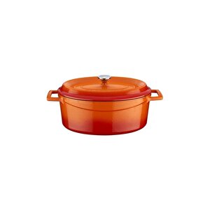 Lava Yuvarlak Tencere Çap 24 Cm Edition Kırmızı