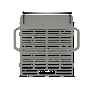 Kamp Ayısı® Firenest™: Grand 3mm Karbon Çelik Ateş Çukuru & Mangal | Su Geçirmez Özel Çantalı