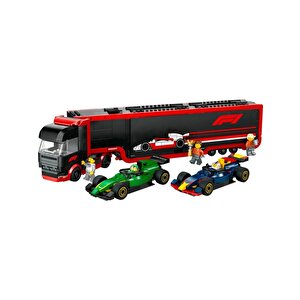 Lego City Rb20 Ve Amr24 F1 Arabalı F1 Kamyonu 60445