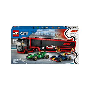 Lego City Rb20 Ve Amr24 F1 Arabalı F1 Kamyonu 60445