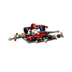 City Ferrari Arabalı F1 Pit Stop Ve Pit Ekibi 60443