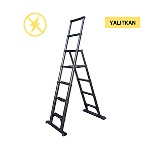 2.1m Kevlar Yalıtkan/yüksek Gerilime Dayanıklı Çok Fonksiyonlu Merdiven 20ackv - Telescopics 105eks