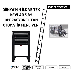 3.8m Taktik Amaçlı Tam Otomatik Teleskopik Merdiven - Telescopics 1600et