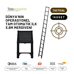 3.8m Taktik Amaçlı Tam Otomatik Teleskopik Merdiven - Telescopics 1600et
