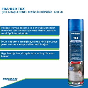 Fraber Tex Araç İçi Yoğun Temizleme Köpüğü 600ml