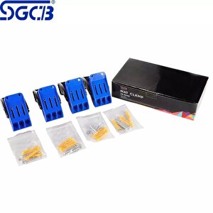 Sgcb Mat Clamp Plastik Paspas Tutacağı Asma Aparatı - 4 Adet
