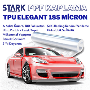 Stark Ppf-tpu Elegant Şeffaf Araç Boya Koruma Kaplama 185 Micron 15 Mt