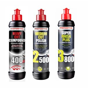 Menzerna 400 2500 3800 250ml Boya Koruma Seti