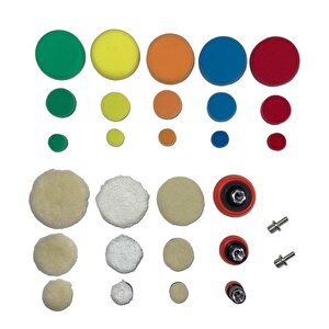 Stark T13 Mini Polisher Kit Keçe Sünger Seti 29 Parça