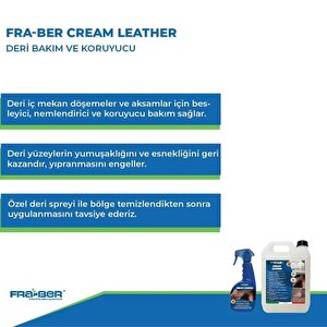 Fraber Cream Leather Deri Bakım Ve Koruyucu Parfümlü - 4,54 Lt