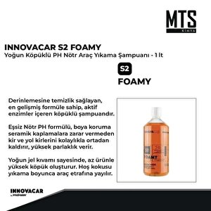 Fraber Innovacar S2 Foamy Enzimli Ph Nötr Köpüklü Şampuan 1 Lt