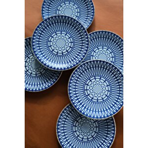 Cool Gold Altın Yaldızlı Pasta Tabağı 20cm 6 Kişilik 6 Parça