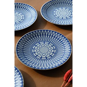 Cool Gold Altın Yaldızlı Pasta Tabağı 20cm 6 Kişilik 6 Parça