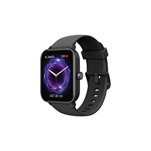 Tempus 46mm Tft Ekranlı Dikdörtgen Kasa Akıllı Saat Siyah