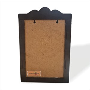 Krem Ahşap  6 Mdf Askılı Sağlam Kapaklı Menteşeli Anahtar Dolabı