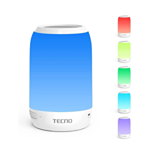 Square-s2 Rgb Renkli Bluethooth Hoparlör Tecno Türkiye Garantili