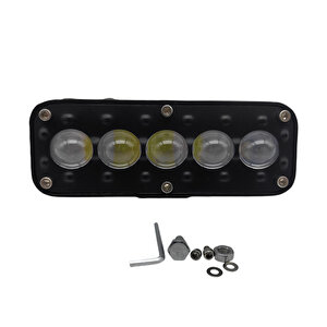 Offroad Sis Lambası  2 X4 X 11,5cm Beyaz-sarı Gündüz Ledi Kırmızı /  Lass384