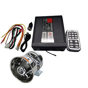 Siren 300w Gümüş Renkli Hoparlörlü / Sssr56