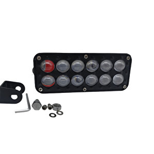 Kırmızı-mavi-beyaz -sarı Çakarlı / Beyaz Sarı Çakarlı/ Space Offroad Sis Lambası   Lass382