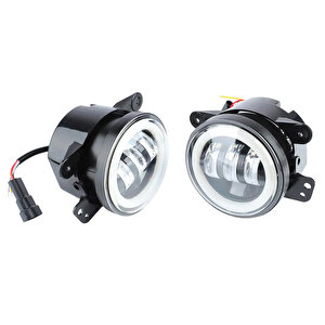 Offroad Sis Lambası 4inç Beyaz-turuncu Angelli Set  /  Lass373