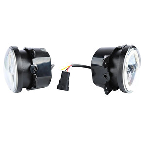 Offroad Sis Lambası 4inç Beyaz-turuncu Angelli Set  /  Lass373