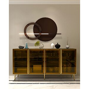 MELİNACT(KB150)KONSOL ANTRASİT GOLD BRONZ