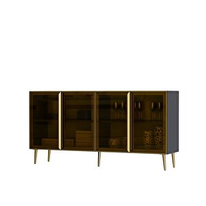 MELİNACT(KB150)KONSOL ANTRASİT GOLD BRONZ