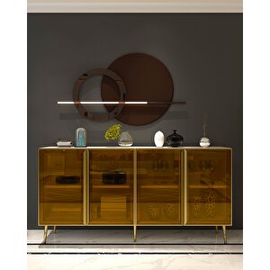 MELİNACT(KB150)KONSOL BEYAZ GOLD BRONZ