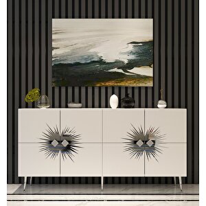 NİDACT (KB150) KONSOL BEYAZ GÜMÜŞ Beyaz-Gümüş