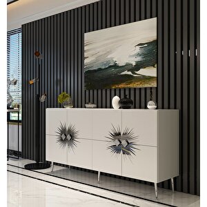 NİDACT (KB150) KONSOL BEYAZ GÜMÜŞ Beyaz-Gümüş