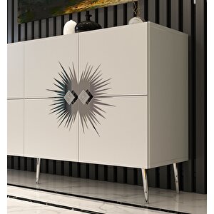 NİDACT (KB150) KONSOL BEYAZ GÜMÜŞ Beyaz-Gümüş