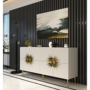 NİDACT (KB150) KONSOL BEYAZ ALTIN Beyaz-Altın