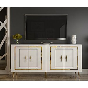 PIEROCT (KB150) KONSOL BEYAZ ALTIN Beyaz-Altın