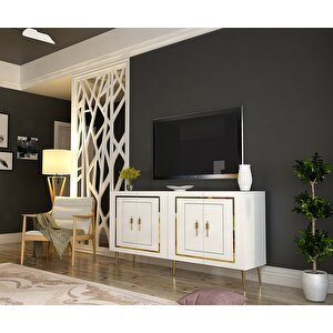 PIEROCT (KB150) KONSOL BEYAZ ALTIN Beyaz-Altın