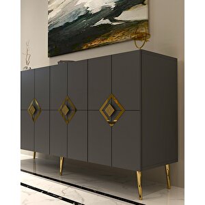 ROBBERCT (KB150) KONSOL ANTRASİT ALTIN Antrasit