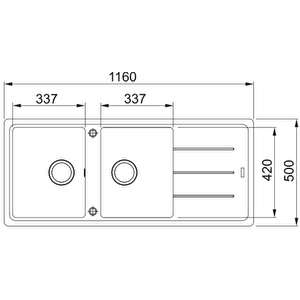 Basis Bfg 621-116 Nero Granit Evi̇ye