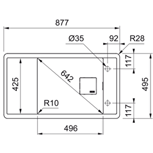 Fresno Fsg 611-88 Bi̇anco Granit Evi̇ye