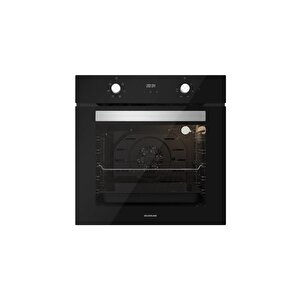 Silverline Bo6502b02 - Cs5349b01 - 3420 Classy 60 - Mw9018b01 Siyah Cam Ankastre Set