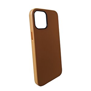 Onegıf Apple Iphone 12 Pro Max Silikon Kılıf 6.7" - Kahverengi