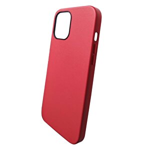 Onegıf Apple Iphone 12 Pro Max Silikon Kılıf 6.7" - Kırmızı