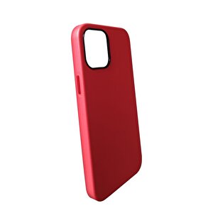 Onegıf Apple Iphone 12 Pro Max Silikon Kılıf 6.7" - Kırmızı