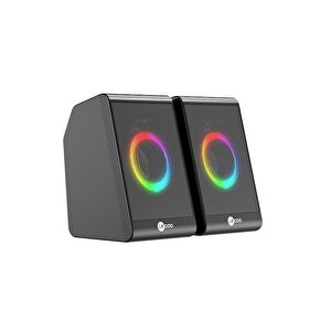Lenovo Lecoo Ds100 Hoparlör 1+1 Usb Rgb Siyah