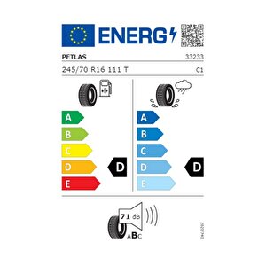 245/70 R16 Tl 111t Reinf. (m+s) Explero A/t Pt421 Suv Yaz Lastiği (ürfetim Tarihi:2025)