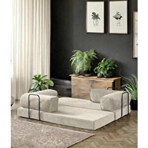 Legoom Açılır Kanepe Yatak Olabilen Rahatlama , Aktivite Koltuğu, Krem