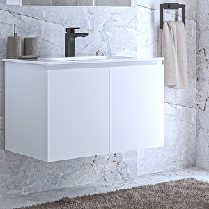 Alpu Banyo Dolabı 65 Cm Beyaz