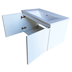 Alpu Banyo Dolabı 100 Cm Beyaz