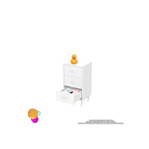 Söke 3'lü Çekmece Banyo Dolabı 50x75x32,5 Cm’ Lik Çok Yönlü Çekmecelerle Daha Düzenli