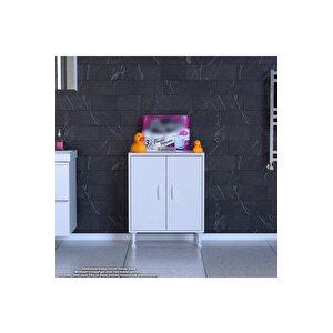 Söke Küçük Alanlar Için Akıllı Çözümler 55x75x32,5 Cm’ Lik 2 Kapaklı 3 Göz Raf Dolap