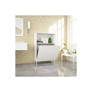 Modi̇layn Lidya 75x100 Renkli Ve Beyaz Bölmeli Çamaşır Ve Erzak Dolabı